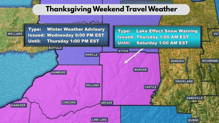 Thanksgiving Weekend Travel Weather Second Winter Storm, Soaking Rain Ahead